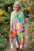 The Watercolour Bloom Midi Dress