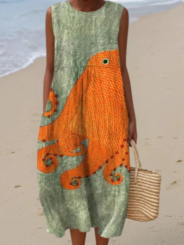Joy | Coastal Midi Dress