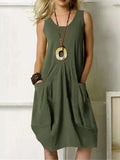 KLARA | MIDI DRESS WITH POCKETS