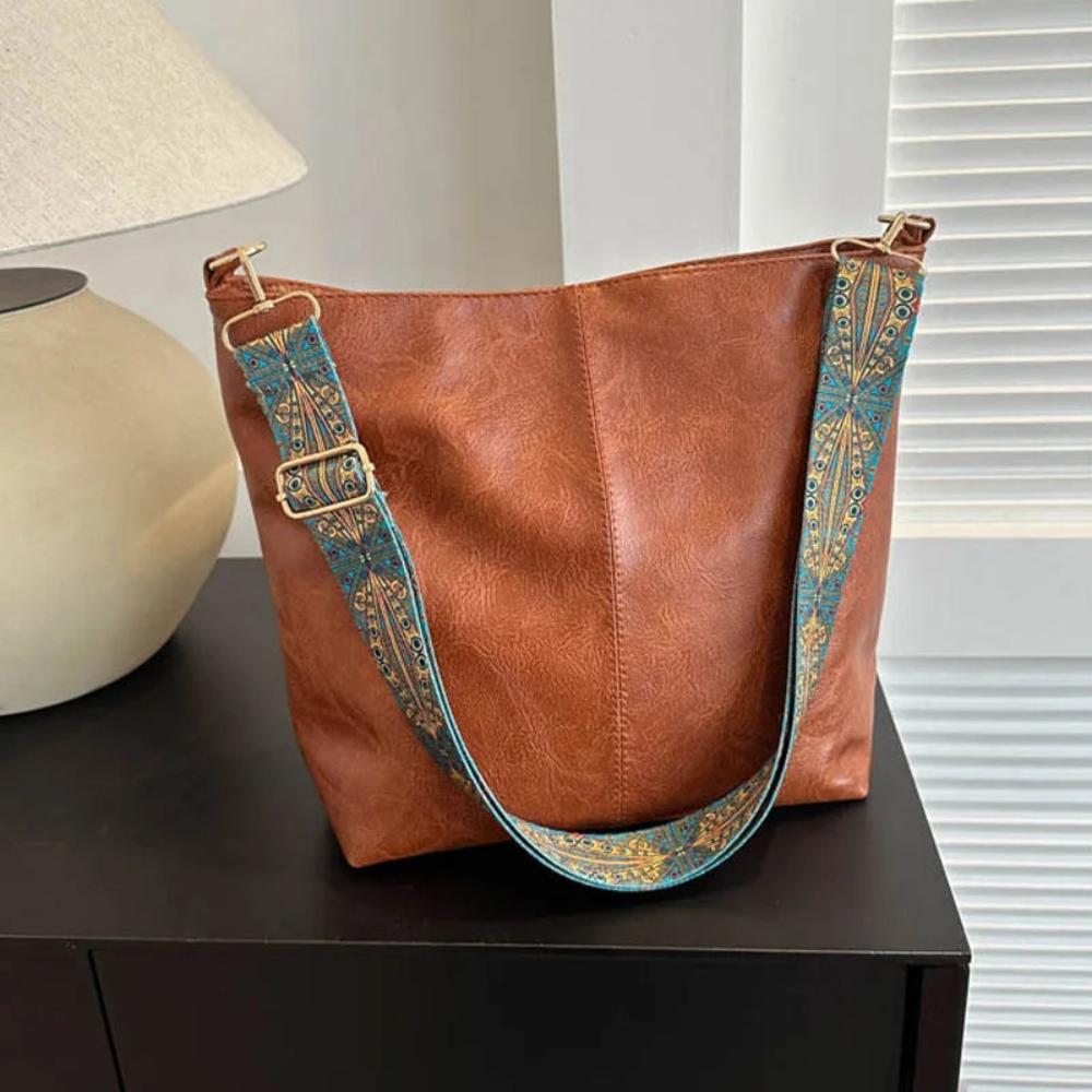 LINDA - VINTAGE CHARM LEATHER SHOULDER BAG