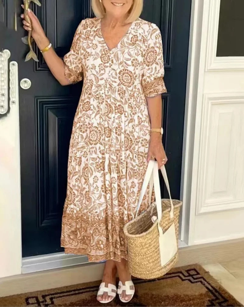 Eleanor | Floral Midi Dress