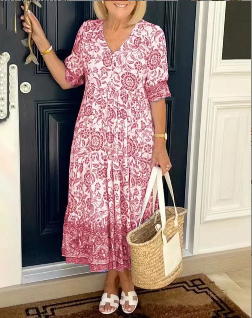 Eleanor | Floral Midi Dress