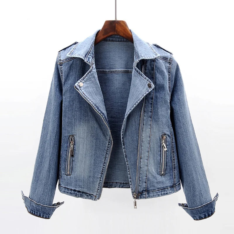 ELODIE | ZIP DENIM JACKET