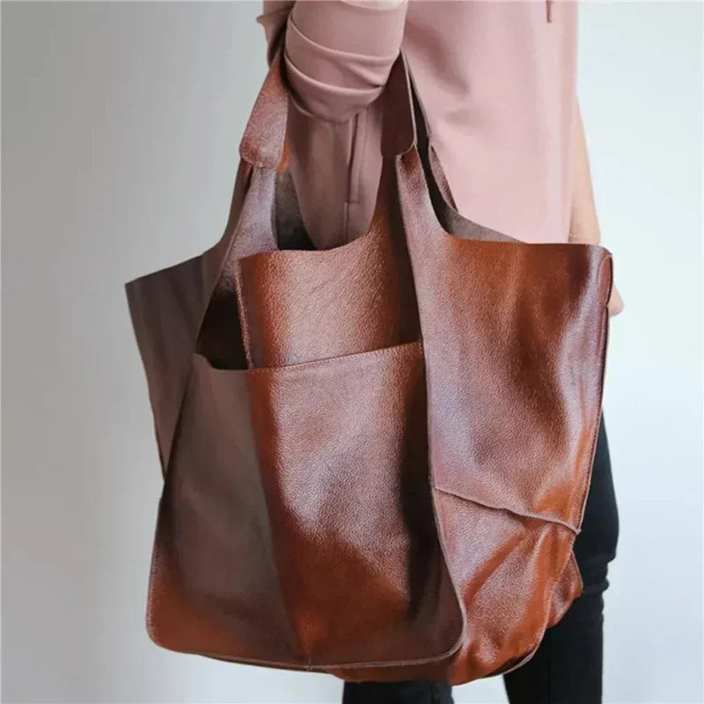 RUTH - TIMELESS ALLURE LEATHER TOTE BAG