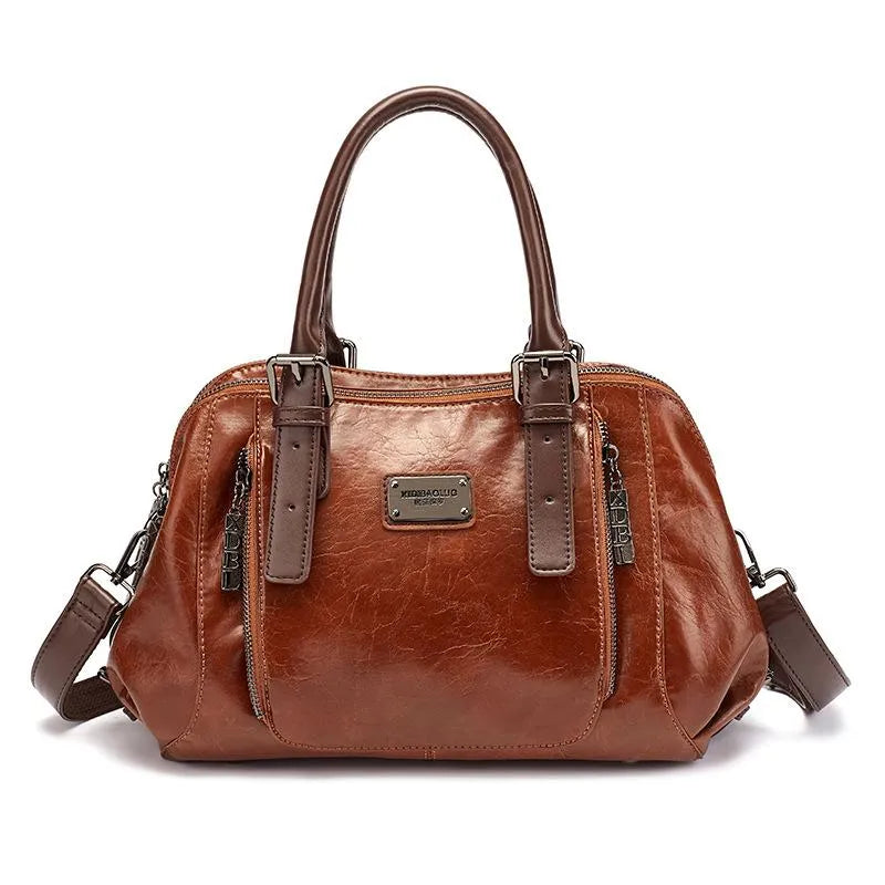 KATHERINE - LUXE STATEMENT LEATHER HANDBAG