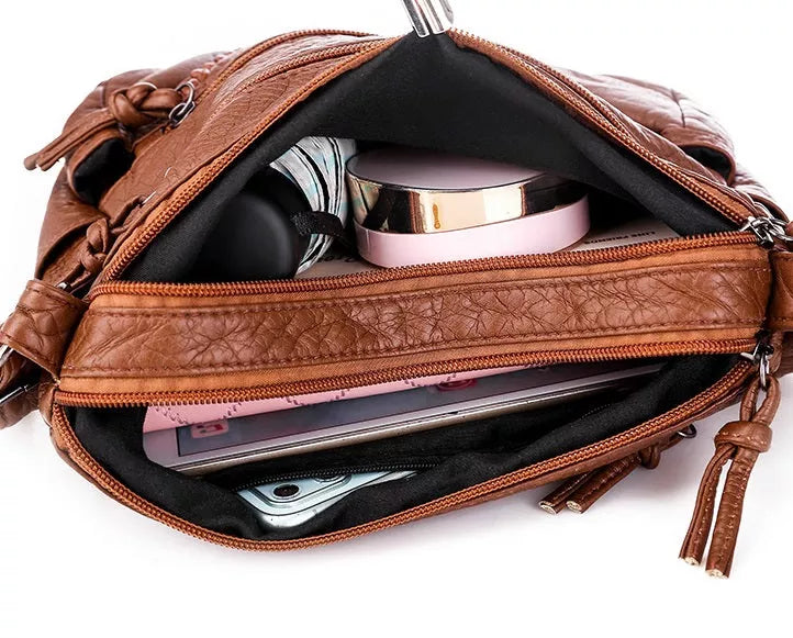 ELLEN - CLASSIC HARMONY LEATHER BAG