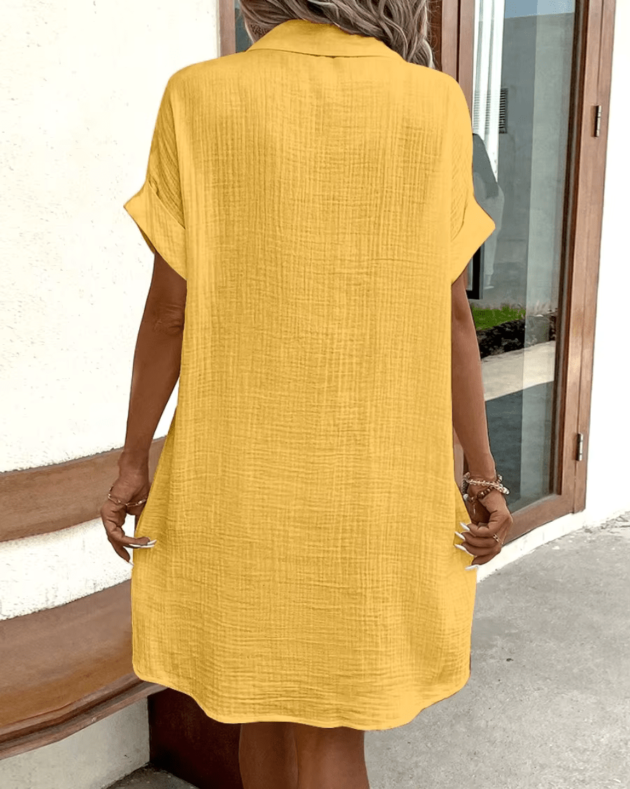 LUCETTE | BUTTON SHIRT DRESS