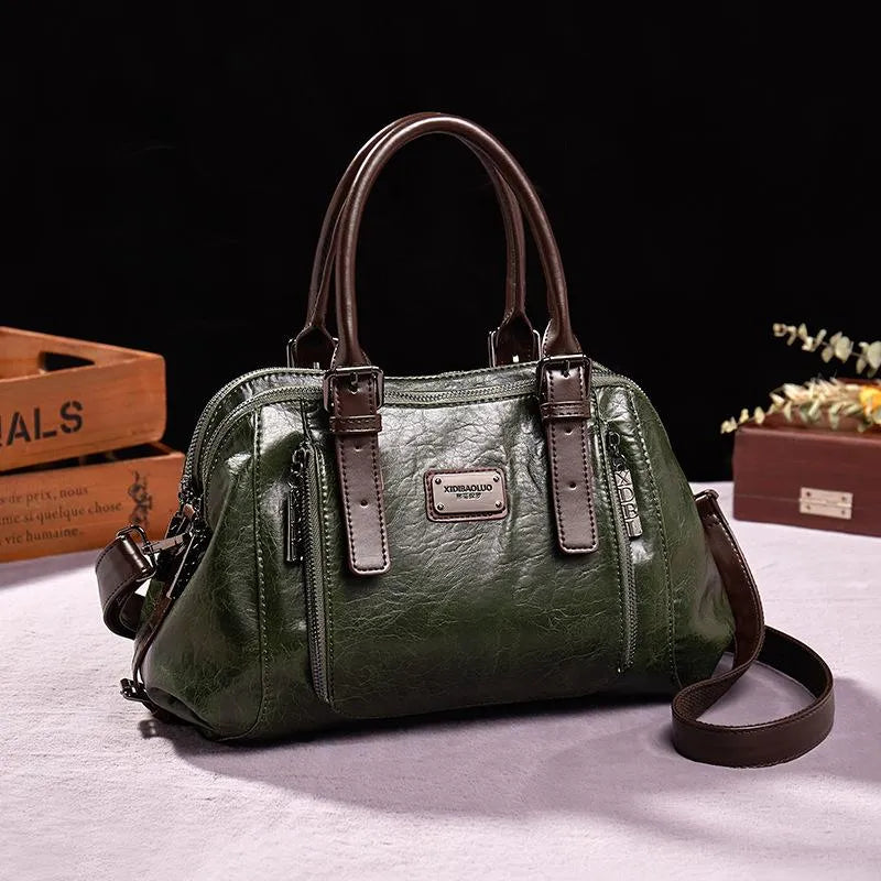 KATHERINE - LUXE STATEMENT LEATHER HANDBAG