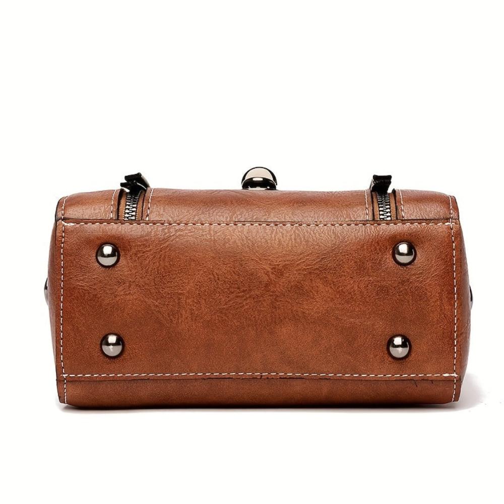 ZOE - TIMELESS ELEGANCE LEATHER SHOULDER BAG