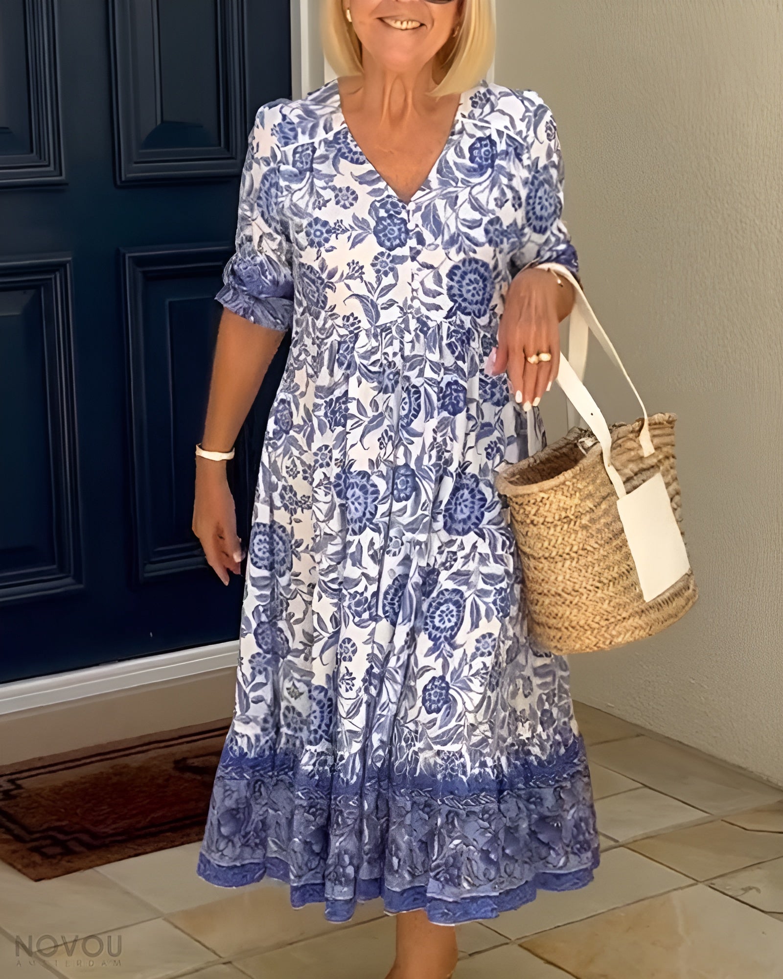 Eleanor | Floral Midi Dress