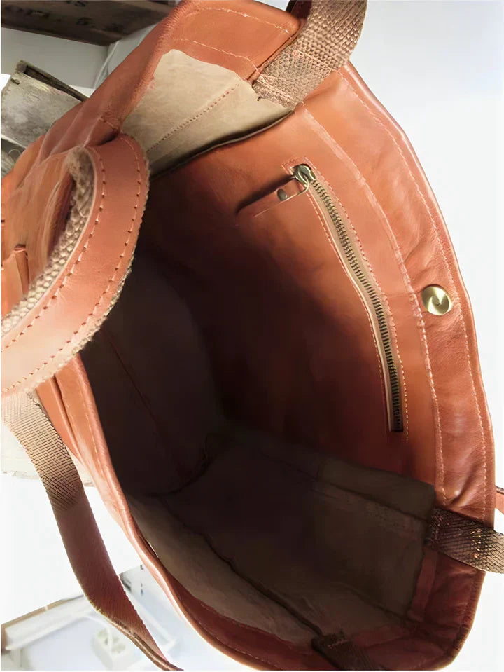PAMELA | CLASSIC LEATHER TOTE