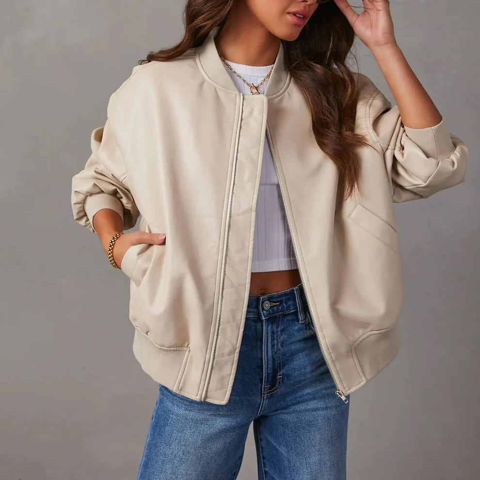 HAZEL | LEATHER JACKET