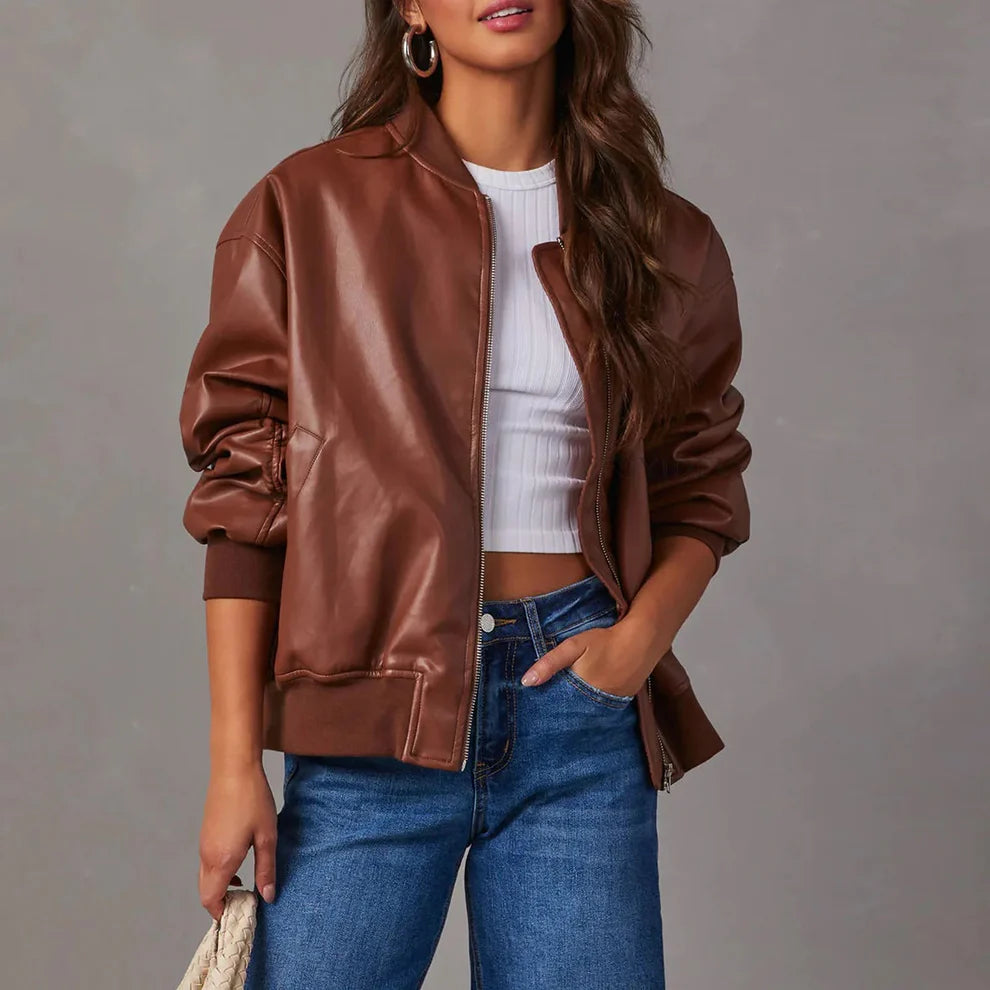HAZEL | LEATHER JACKET