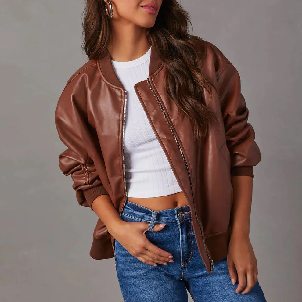 HAZEL | LEATHER JACKET