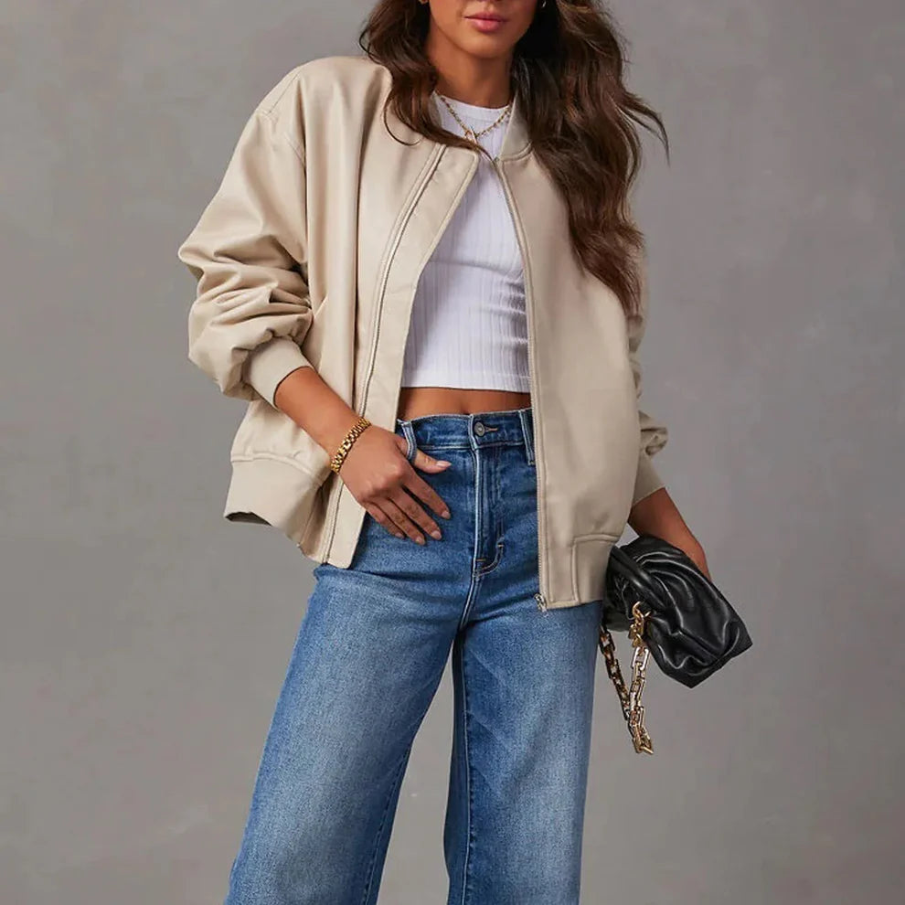 HAZEL | LEATHER JACKET